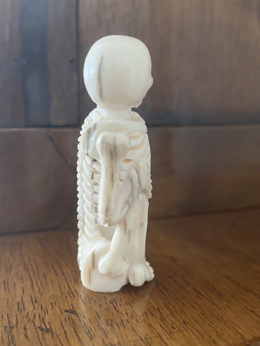 Statuette: Skelett Knochen geschnitzt  – Usato da Berikon venduto da Samurai67ch 2
