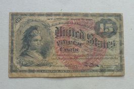 USA ++ 15 Cents 1863