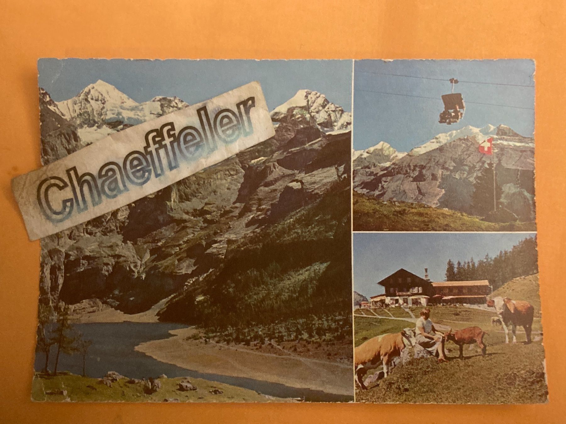 Cartes postales: 1958 Oeschinensee, Kandersteg. – D'occasion à Zürich par Chaeffeler