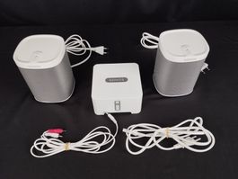 SONOS Connect + 2x Play1 Boxen