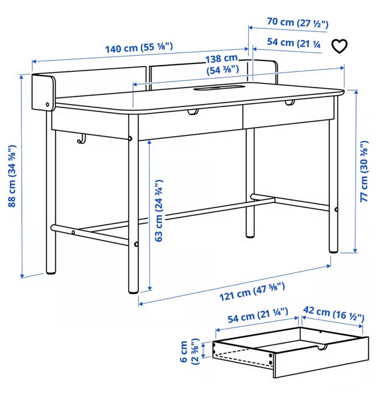 Ikea Scrivanie: Schreibtisch IKEA – Usato da winterthur venduto da Cylatan 1