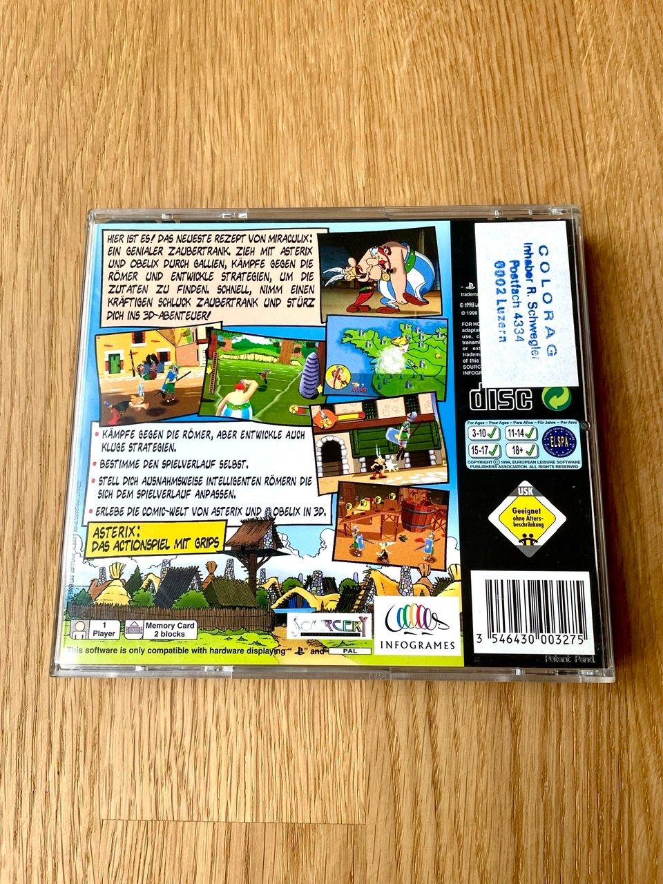 Sony Giochi: Asterix PS1 PSX – Usato da Basel venduto da ece2108 1