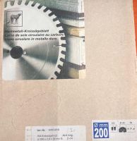 HM-Kreissäge Ø 200 x 2.8 x 30 Z 54 Alu neg.