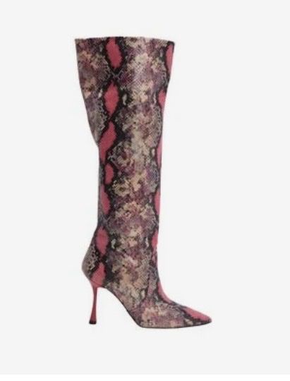 Damenschuhe: Stiefel Schlangenprint Pink Grösse 38 neu – Neu und originalverpackt aus Liebefeld von zugiimom 1