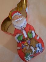 Weihnachtsdose Samichlaus, Blechdose, Guetzli Dose/ 3D-Optik