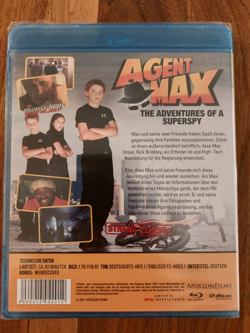 Tutti i DVDs: Blu Ray - Agent Max *Neu* – Nuovo e nell'imballaggio originale da Rheinfelden venduto da FilmAuktion 1