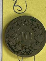 10 Rappen Münze 1884 - Schweiz