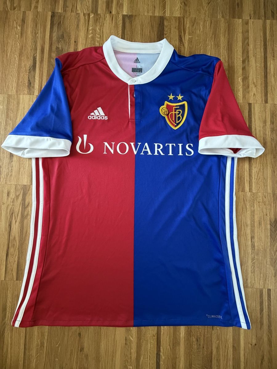 Adidas Leibchen & Hosen: Original FC Basel 2017/18 Trikot L – Gebraucht aus Burgdorf von Shirtsy