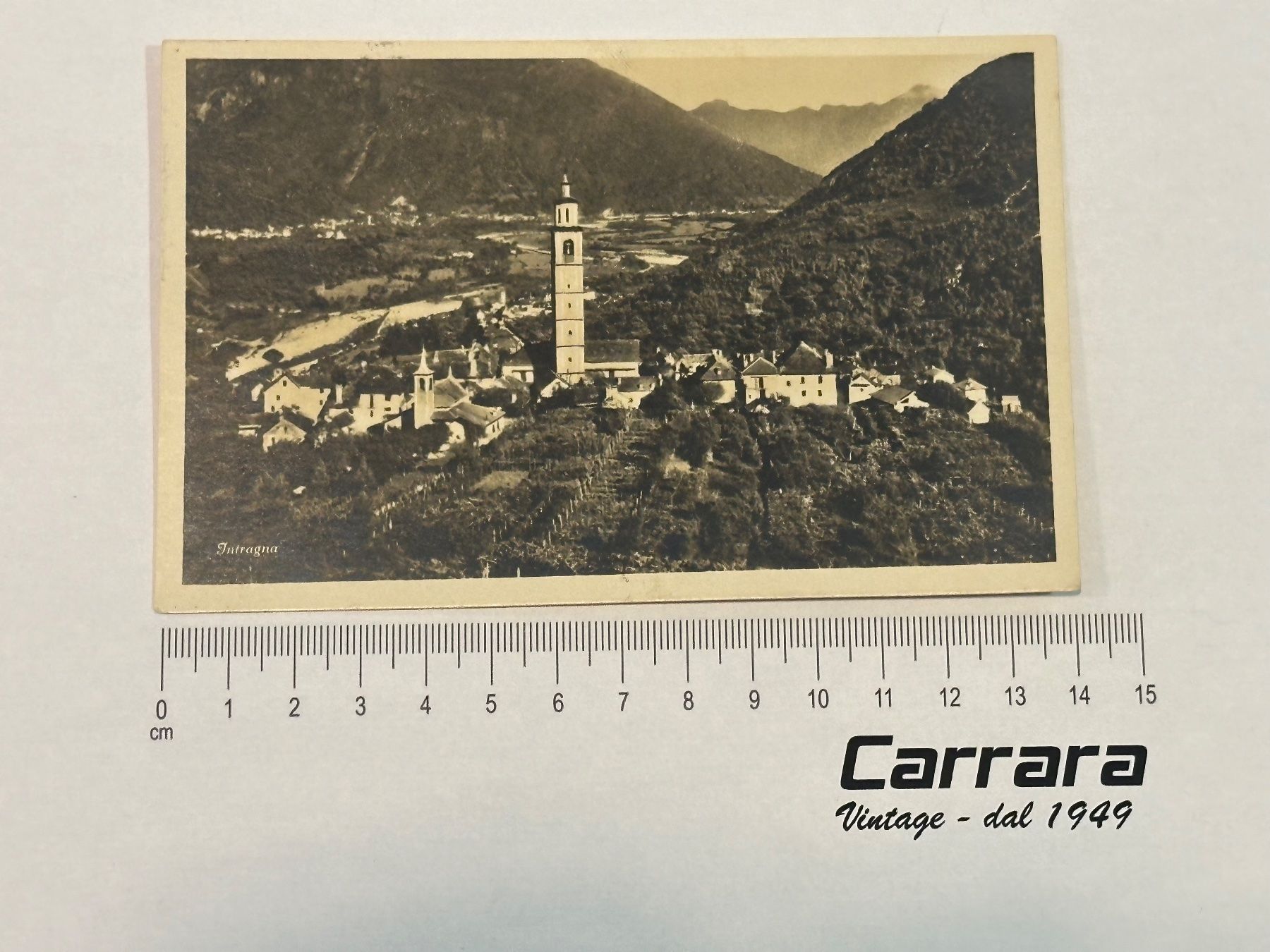 Cartoline postali: Postkarten Tessin Ticino Intragna 1912 – Usato da Chiasso venduto da Carrara-Modellismo