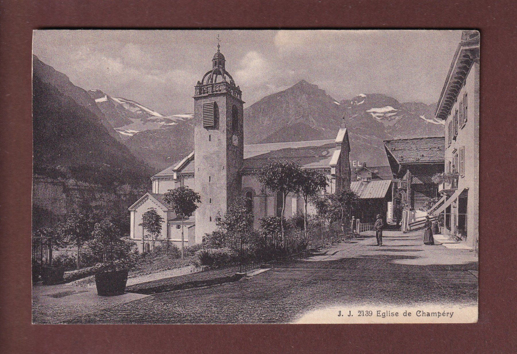 Cartoline postali: Eglise de CHAMPERY – Usato da Pully venduto da nicecards