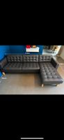 Hochwertiges Schwarzes Ledersofa