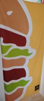 McDonald's Badetuch Burger Motiv gelb neu
