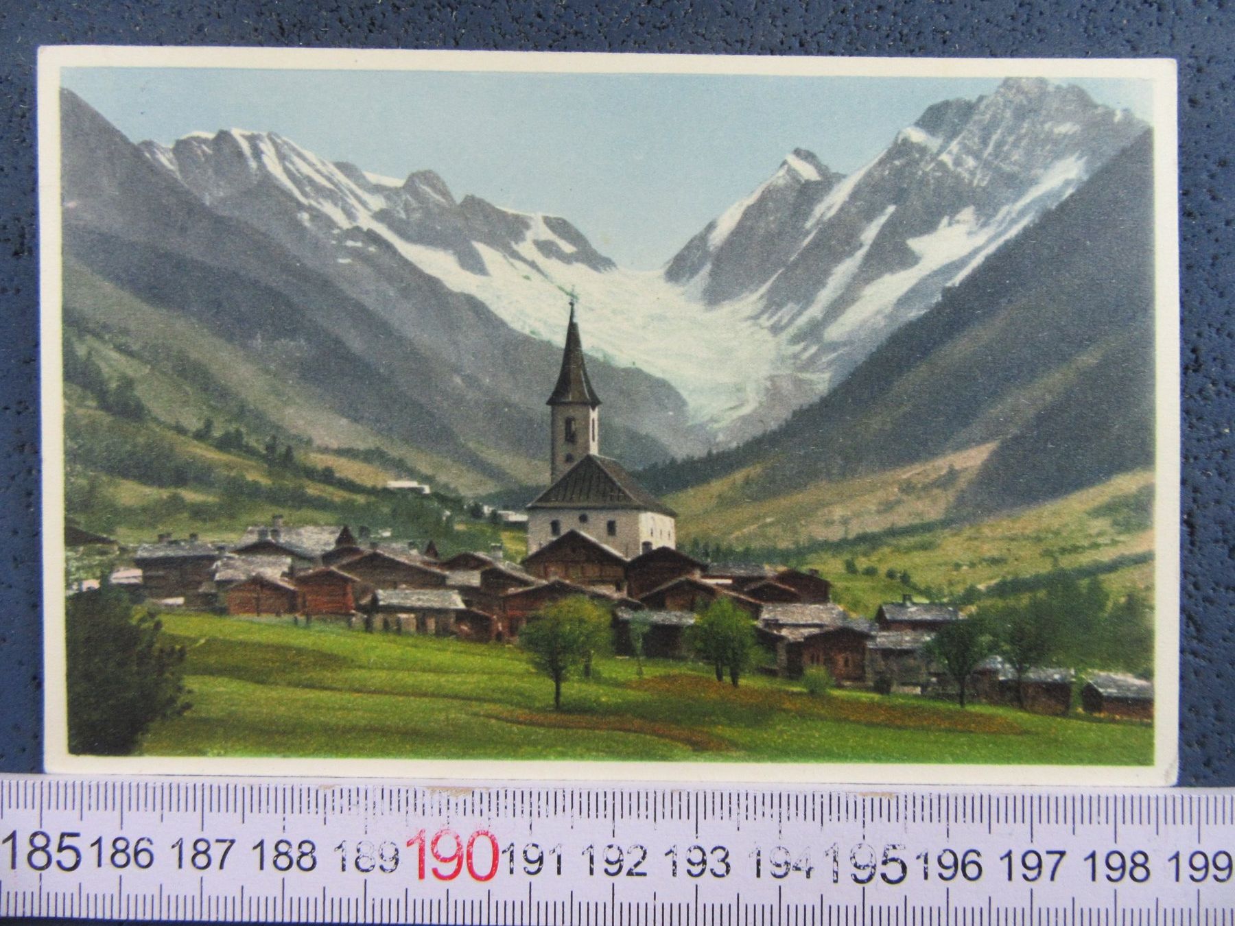 Cartoline postali: TALKIRCHE KIPPEL IN LÖTSCHEN VS AK 1935 – Usato da Ettingen venduto da Hausi4711