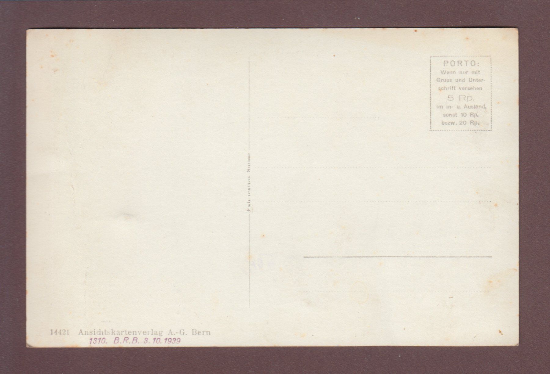 Cartoline postali: ZWEISIMMEN - Generalansicht // leichte Falte // – Usato da Pully venduto da nicecards 1