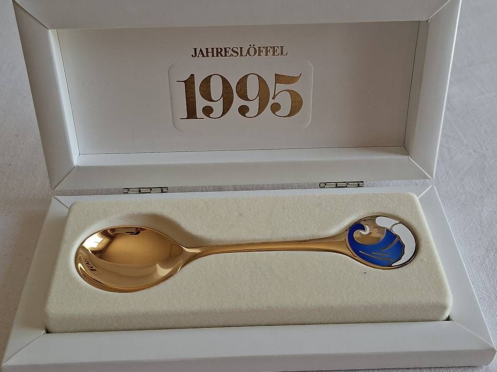 Cucchiai: Robbe & Berking Jahreslöffel 1995 – Usato da Wabern venduto da amo_pp26 1
