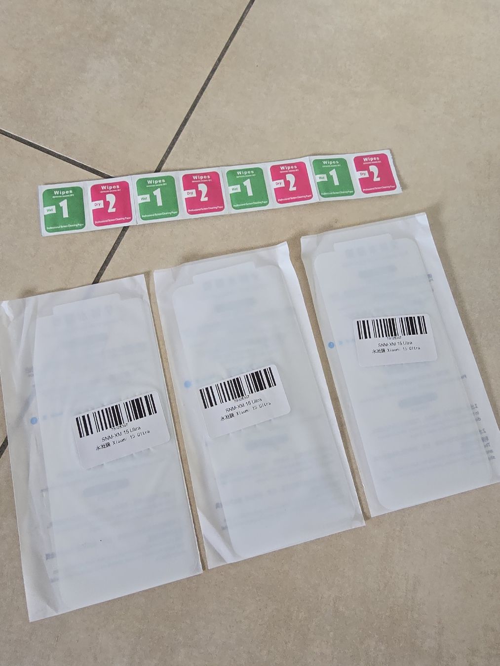 Ritocchi & pellicole di protezione: Xiaomi 15 Ultra Schutzfolie – Nuovo e nell'imballaggio originale da Rickenbach b. Wil venduto da Beautiful.Things