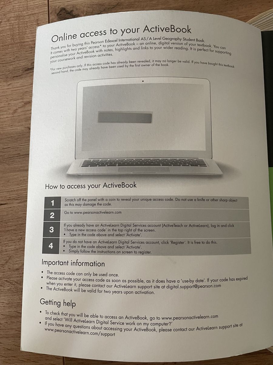 Bücher: Pearson Edexcel Geografie Buch 2 -Neu – Neu (gemäss Beschreibung) aus Dierikon von fri_djn6 1