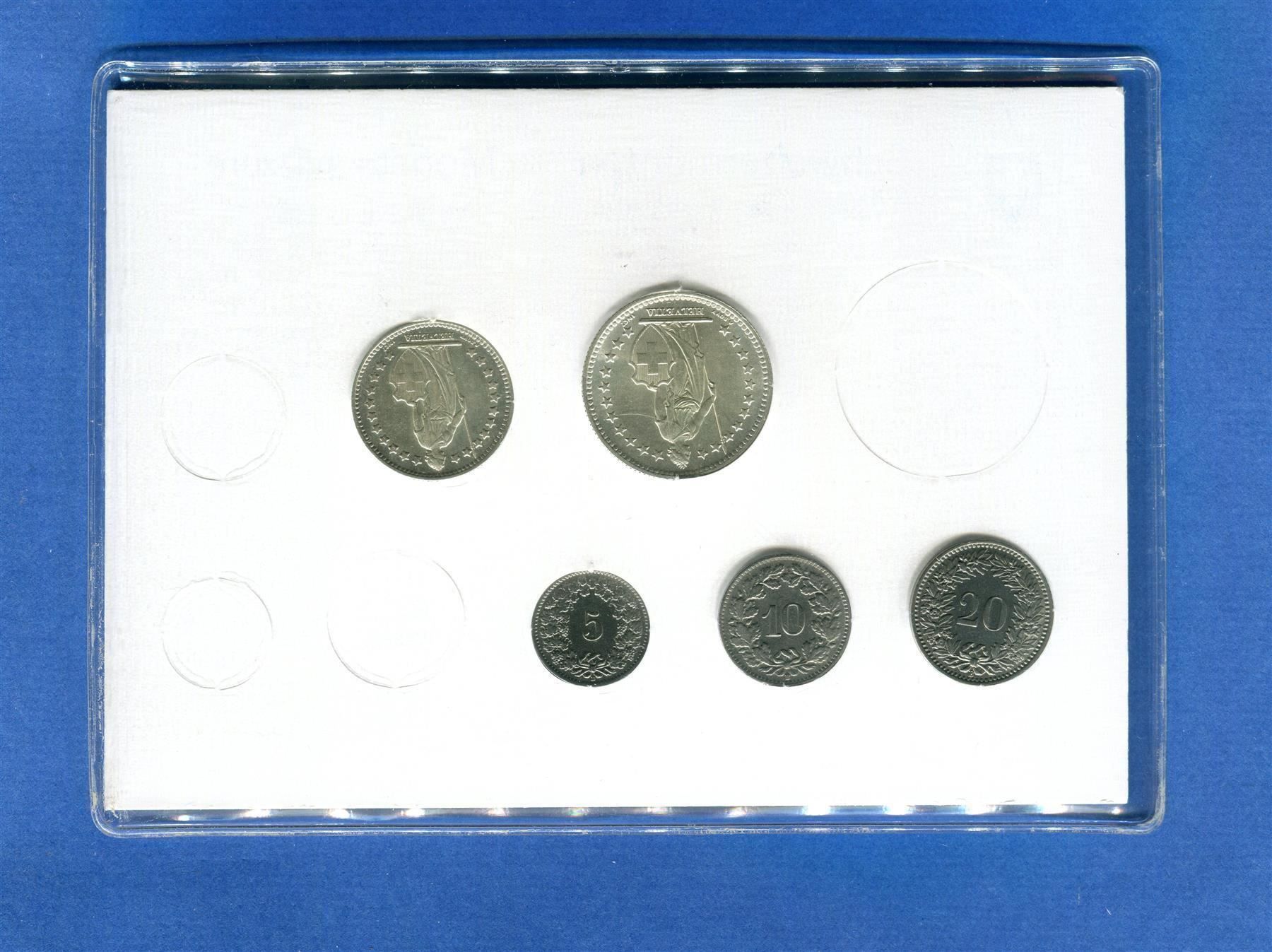 Tutti le monete: (1078) Münzsatz 1947 Silber – Usato da Rüthi (Rheintal) venduto da erdnuessli1 1