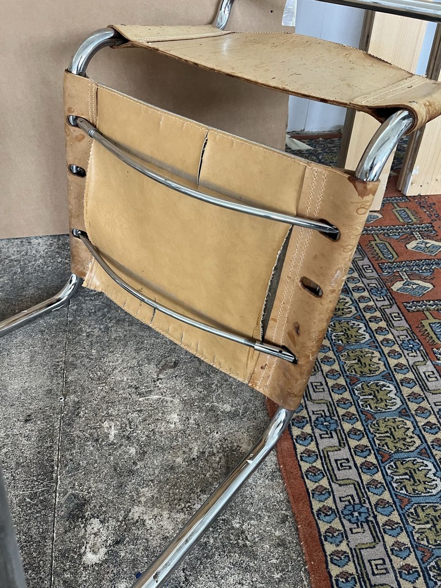 Breuer Sedie: Stuhl Evt. Marcel Breuer Leder – Usato da Zürich venduto da noraanna 4