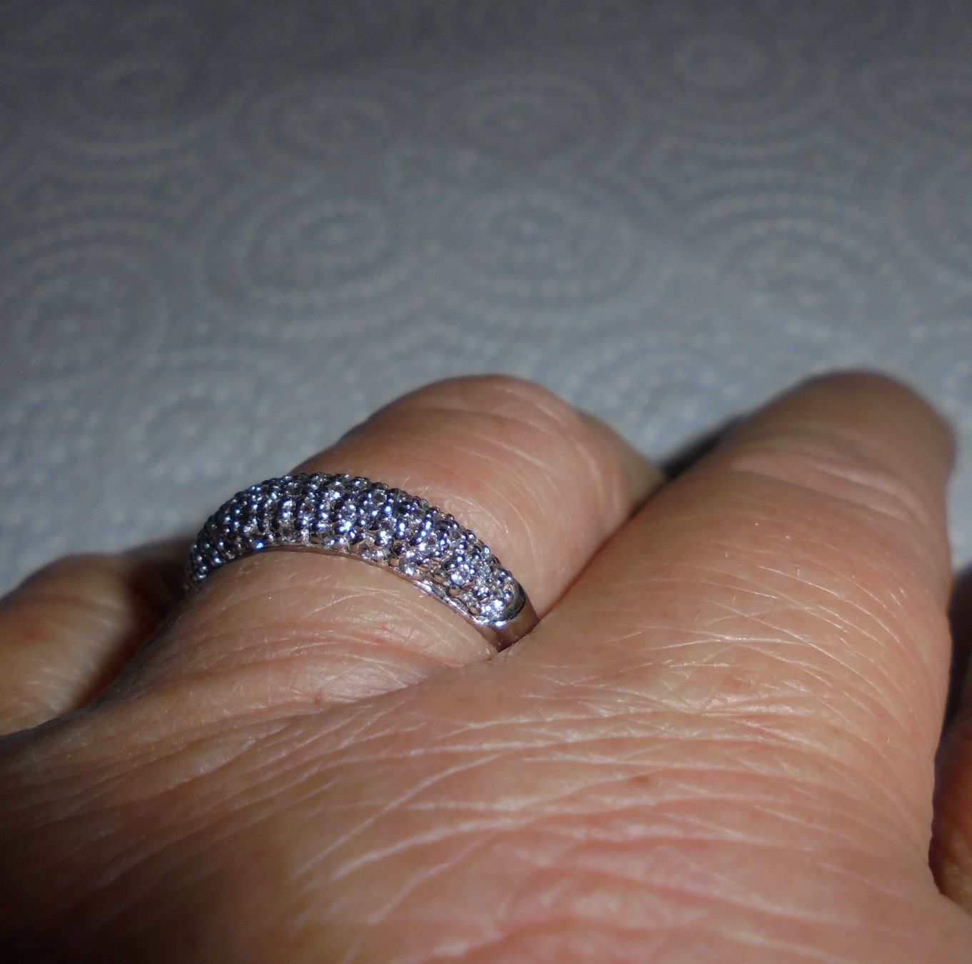 Anelli: Echtschmuck: Zirkon-Silberring 53/17 – Nuovo (secondo la descrizione) da Zuchwil venduto da maumauchi 5