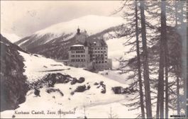 Zuoz GR // 1911 Kurhaus Castell Winter Schnee // Engadin