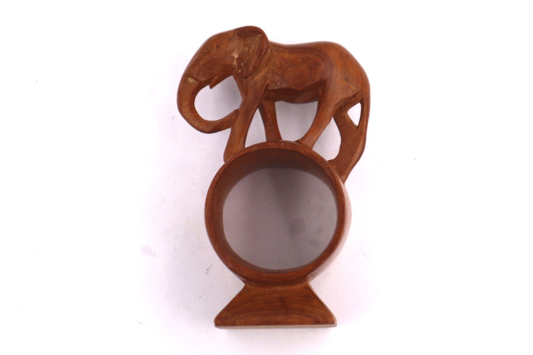 Sculture & Statue: Vintage Elefant Servietten Halter Holz – Usato da Baden venduto da swiss-alps