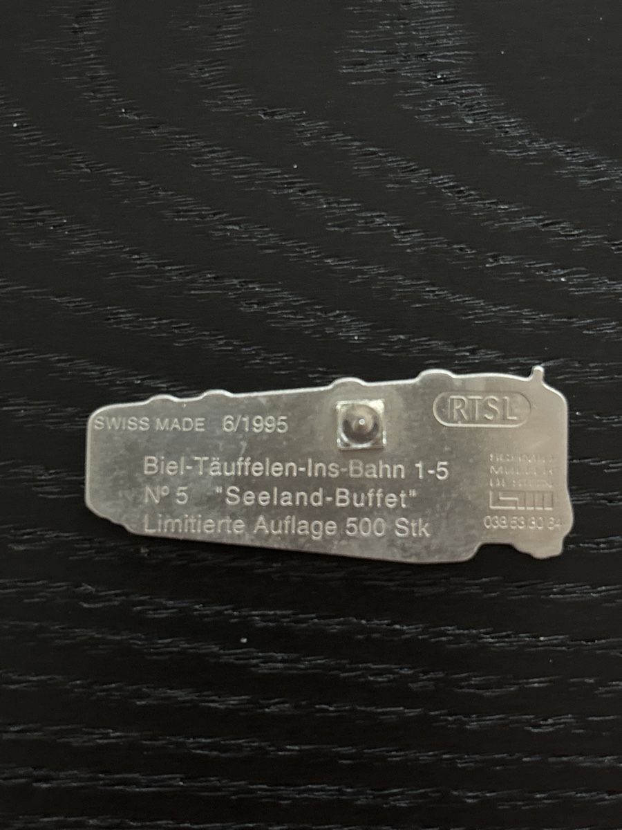 SBB/CFF/FFS Placchette & Badge: Schmid Müller 500 Stück – Usato da Uetendorf venduto da hoisle 1