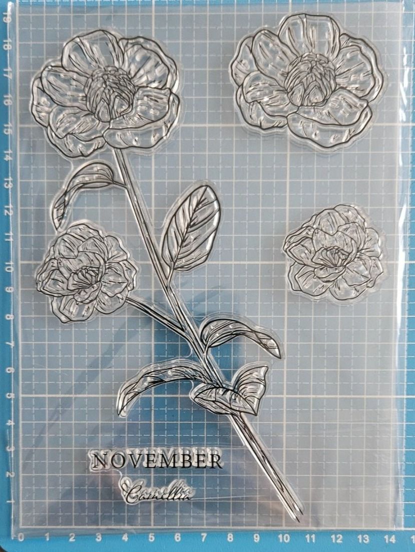 Stempel: Silikonstempel Nr.549, grosse Blumen, November – Neu und originalverpackt aus Gretzenbach von Fliegepilz56 1