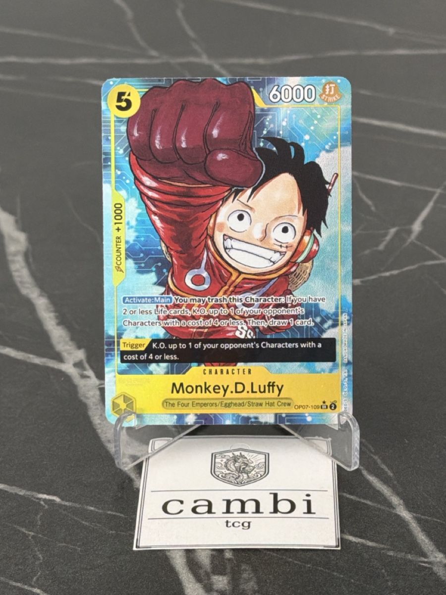 Bandai Sammelbilder & Trading cards: One Piece OP07-109 Monkey.D.Luffy, Englisch – Neu (gemäss Beschreibung) aus St. Gallen von cambitcg