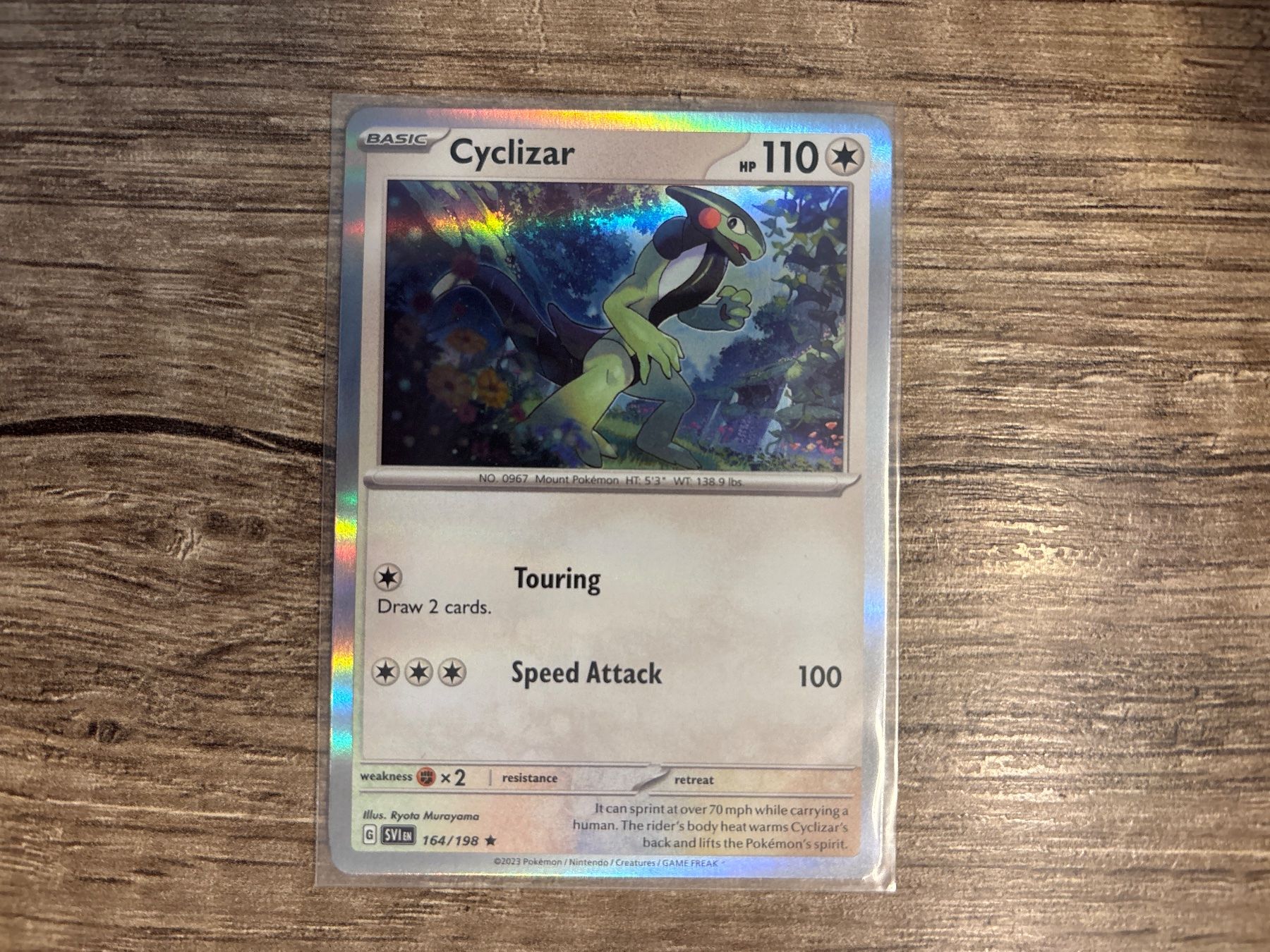 Pokémon Carte collezionabili: Cyclizar SVI EN NM – Nuovo (secondo la descrizione) da Frutigen venduto da swissTCGworld