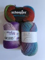 Sockenwolle Set Scheepjes, Woolly Hugs Year Socks Bunt, NEU