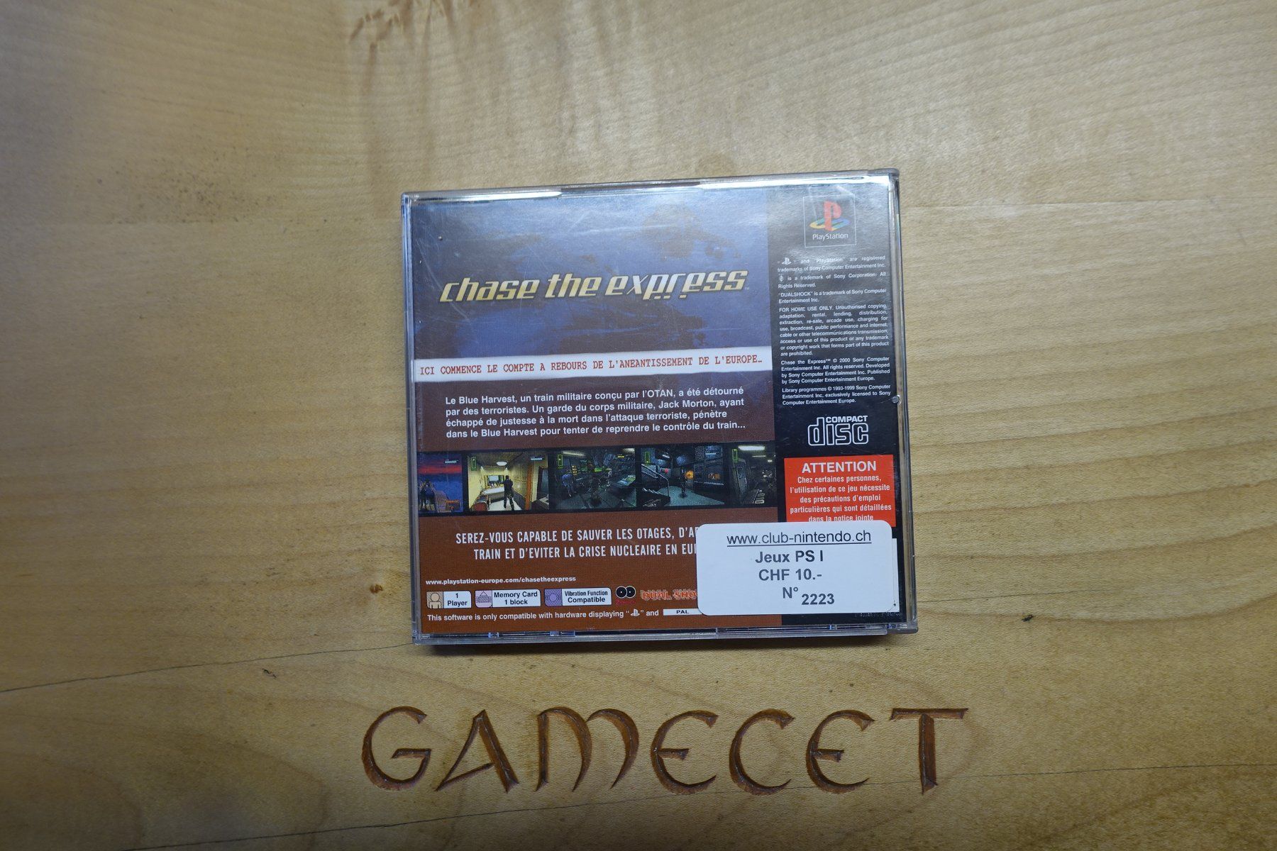 Sony Spiele: Chase the Express - französisch – Gebraucht aus Steinach von Gamecet 2