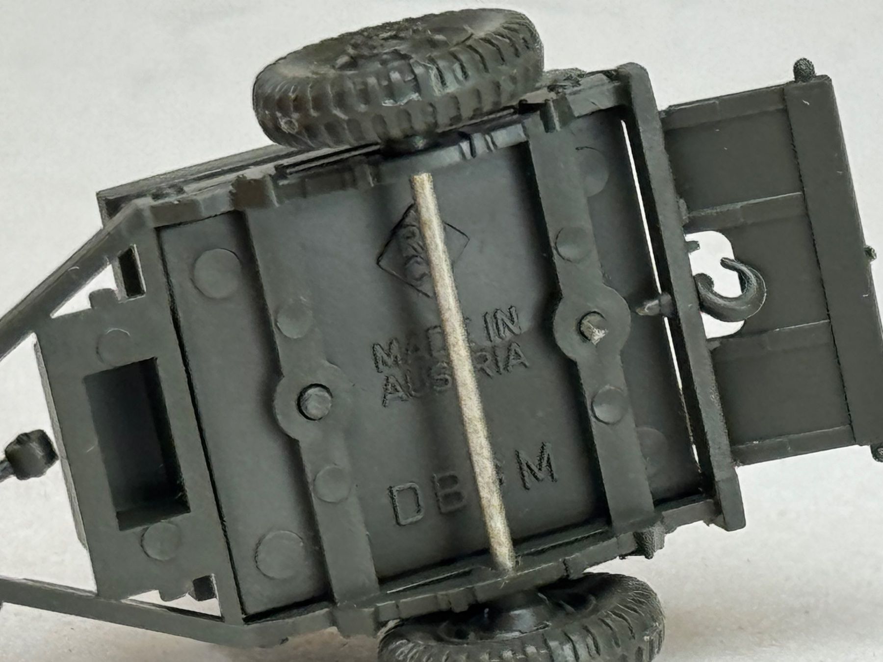 Modellini d'auto: GB1- Roco Militär Einachs Anhänger – Usato da Elm venduto da Wikmtz 2