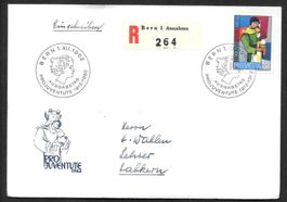 FDC Pro Juventute 1962 Einzelwert aus Block ET 1.12.1962