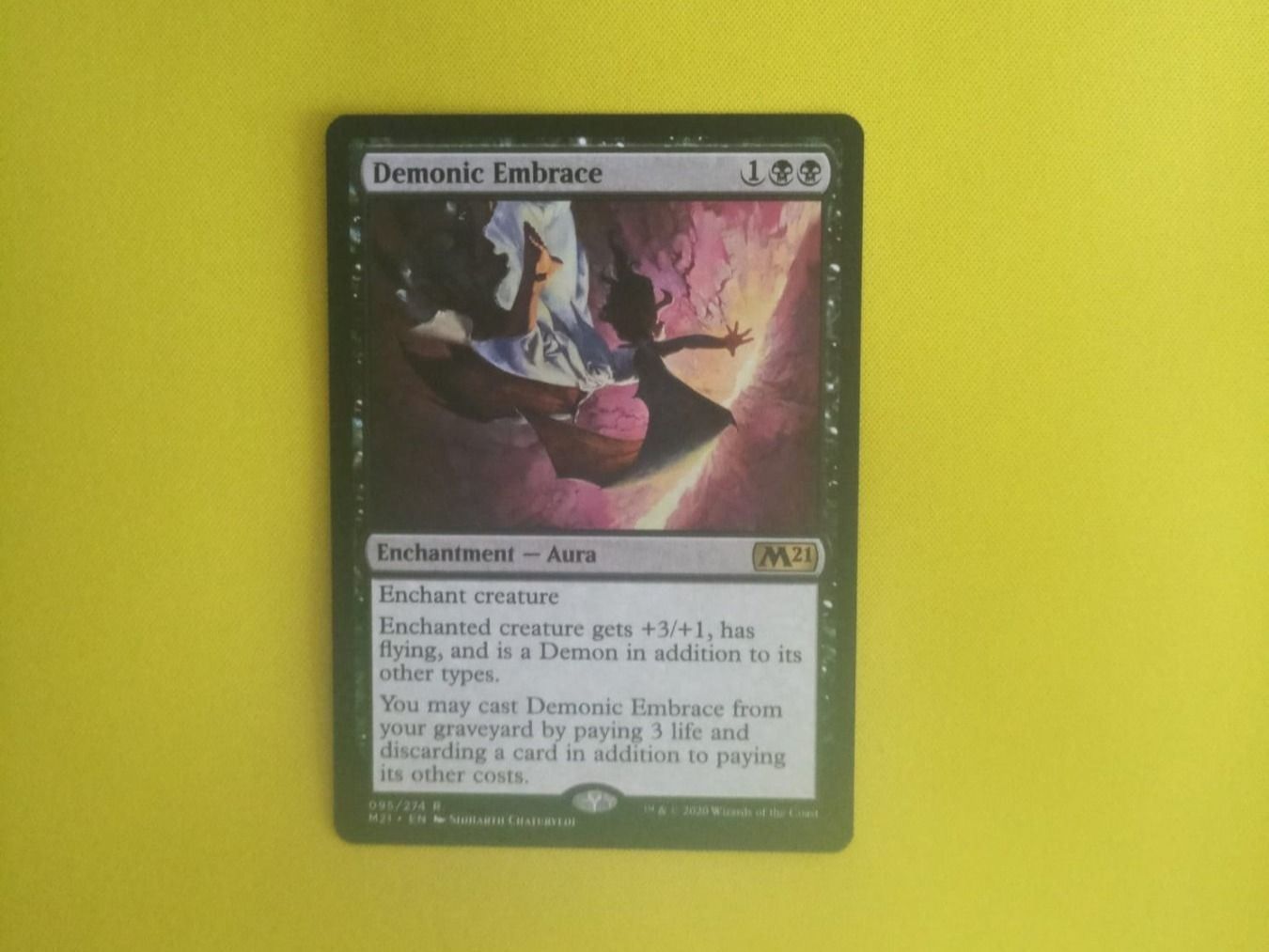 Cartoline: MTG Demonic Embrace – Nuovo (secondo la descrizione) da Matzendorf venduto da SwissMagicKarten
