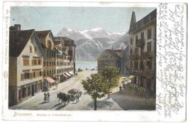Brunnen Strasse mit Kutsche