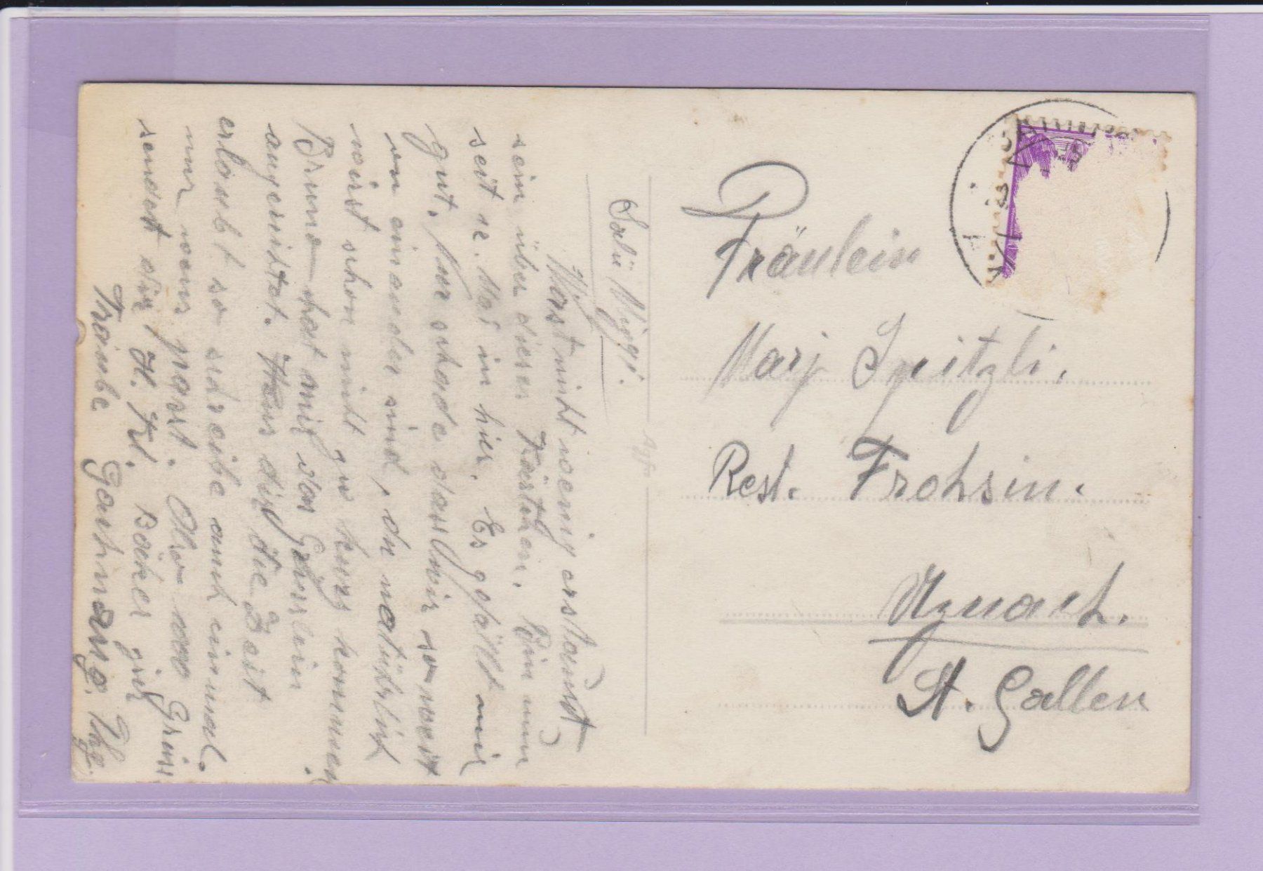 Cartoline postali: Gachnang  TG   -   alte Ansichtskarte – Usato da Vitznau venduto da Ropaku 1