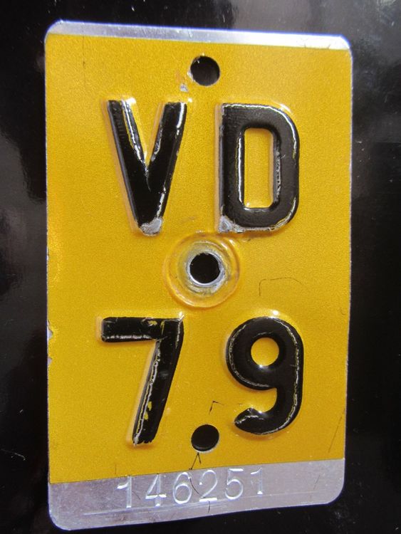 PLAQUE VD 1979 Kaufen auf Ricardo