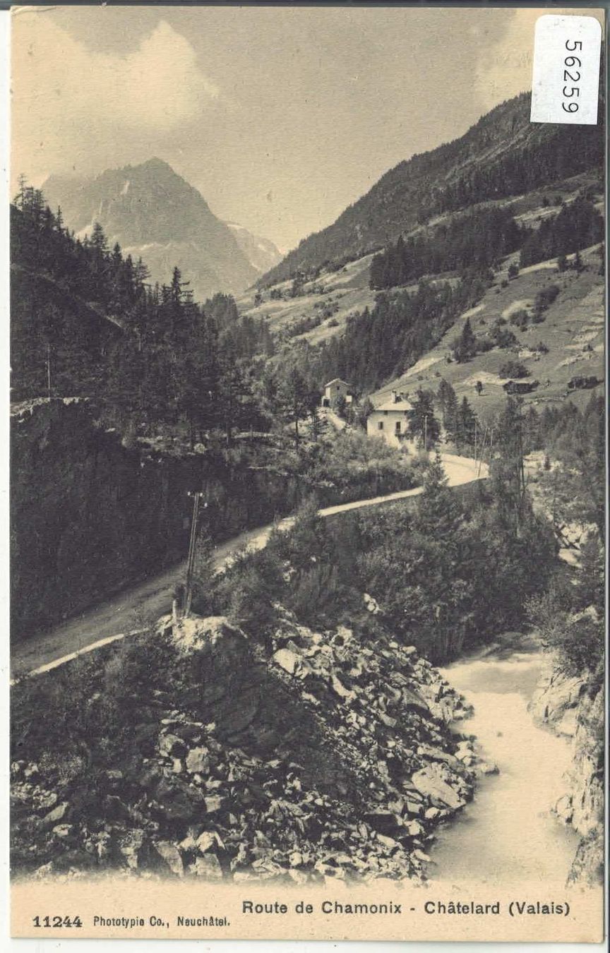 Cartes postales: Route de Chamonix - Chatelard – D'occasion à Ettingen par Kartenplanet