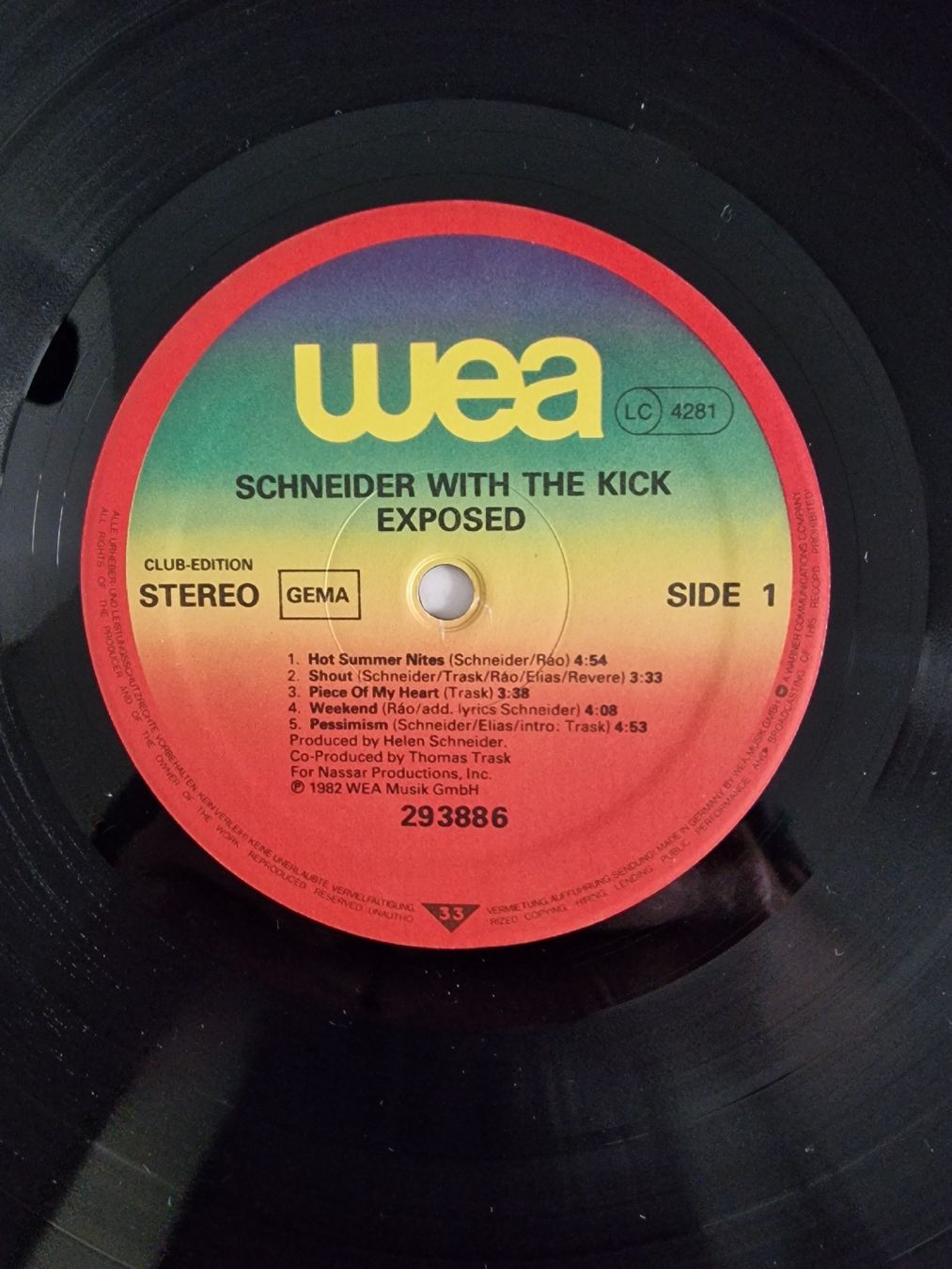 Dischi in vinile: Schneider with the Kick - Exposed – Usato da Pfaffnau venduto da gunport 4