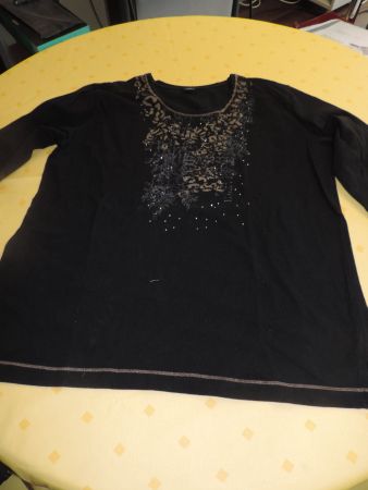 Schwarzes T-Shirt  von Walbusch