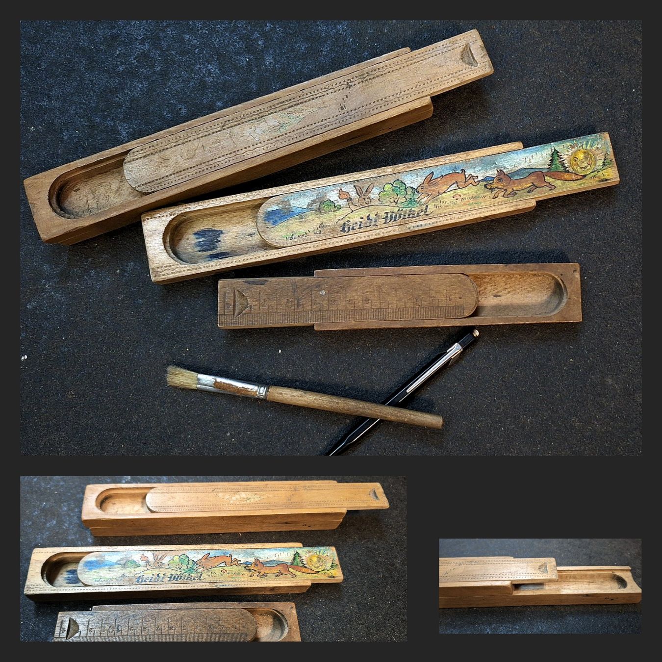 Articoli in legno: antike Griffel-Holz Schatullen – Usato da Emmenbrücke venduto da abu_9mj8 1
