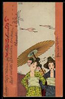 Raphael Kirchner: Geisha mit japanischem