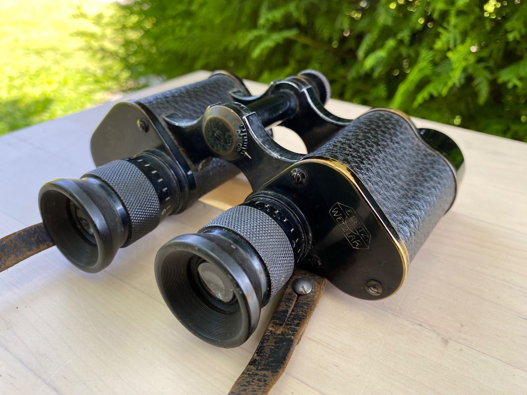 Leica Binocoli: antiker E. Leitz Wetzlar 8 x L14 Feldstecher – Usato da Feldbach venduto da Fea1 3