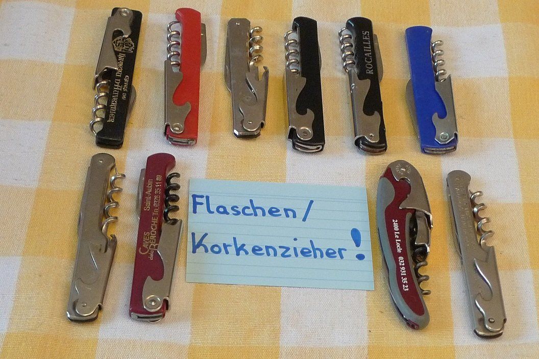 Flaschenöffner & -verschlüsse: Flaschenöffner / Korkenzieher! – Gebraucht aus Bern von bn1640
