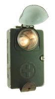 Metall - Taschenlampe Elves Mendrisio mit Abblendhau um 1955