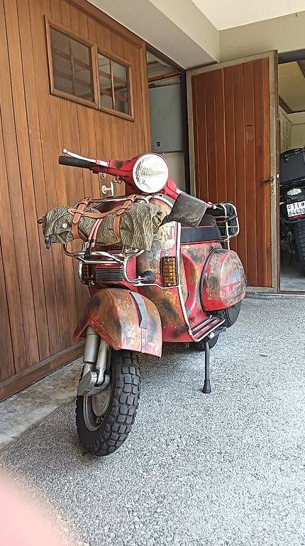 Route: Piaggio Vespa PX 125 E rat  – D'occasion à Mendrisio par Andrewgrims