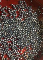 Lot 6 mm Glasperlen facettiert grau AB – Schmuck Basteln