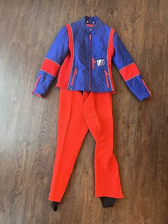 Skidress (Schild) blau/rot