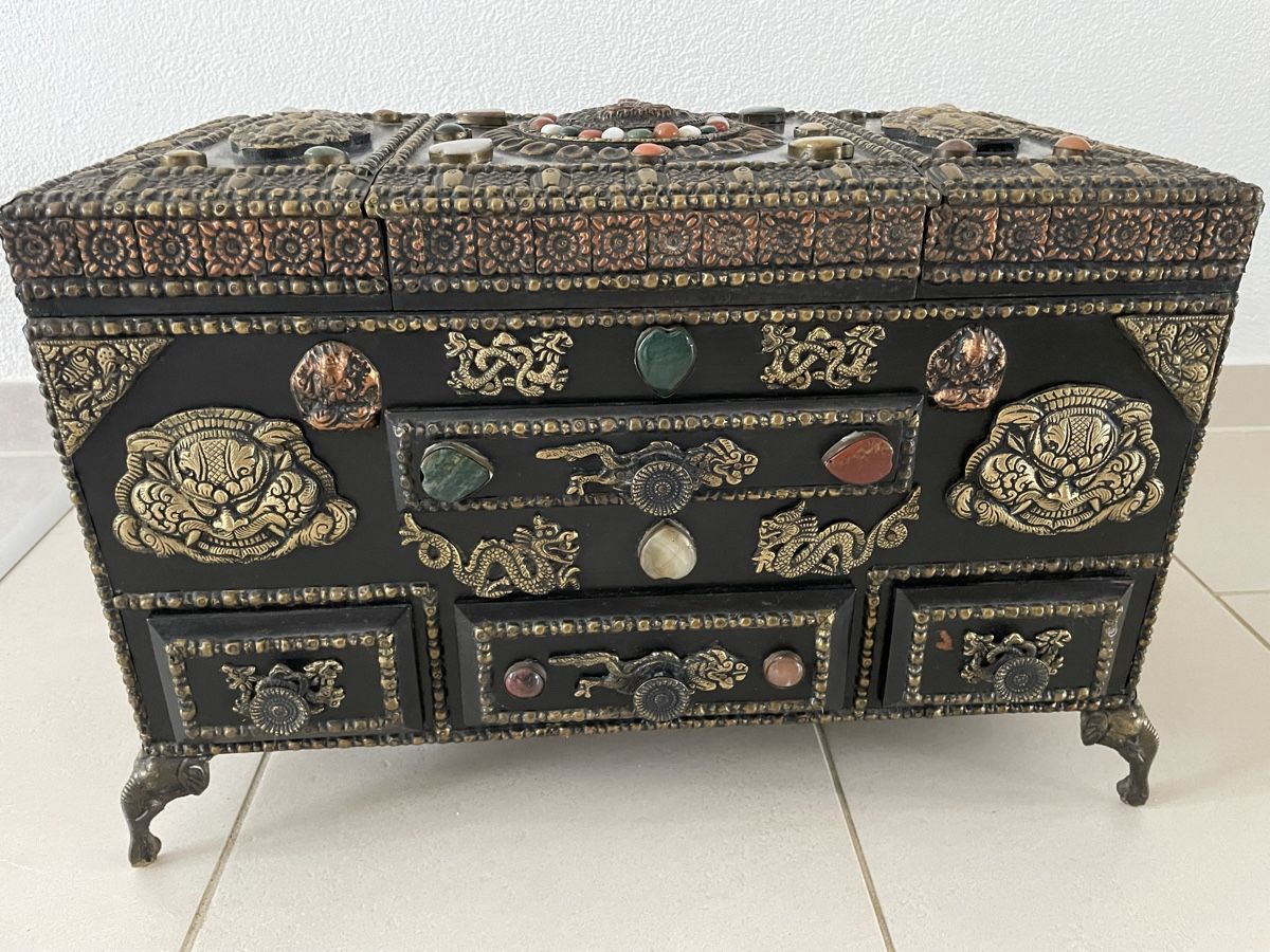 Barattoli: Schmuck Kasten / Schatulle antik – Nuovo (secondo la descrizione) da Lindau venduto da Gybsi0 4